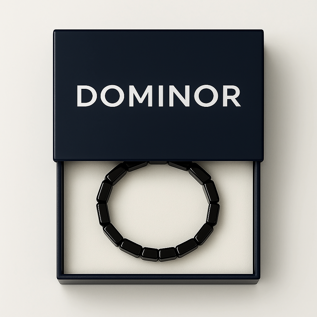 Dominor - Brazalete de Hematita | Energía que Impone Respeto