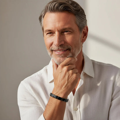 Dominor - Brazalete de Hematita | Energía que Impone Respeto